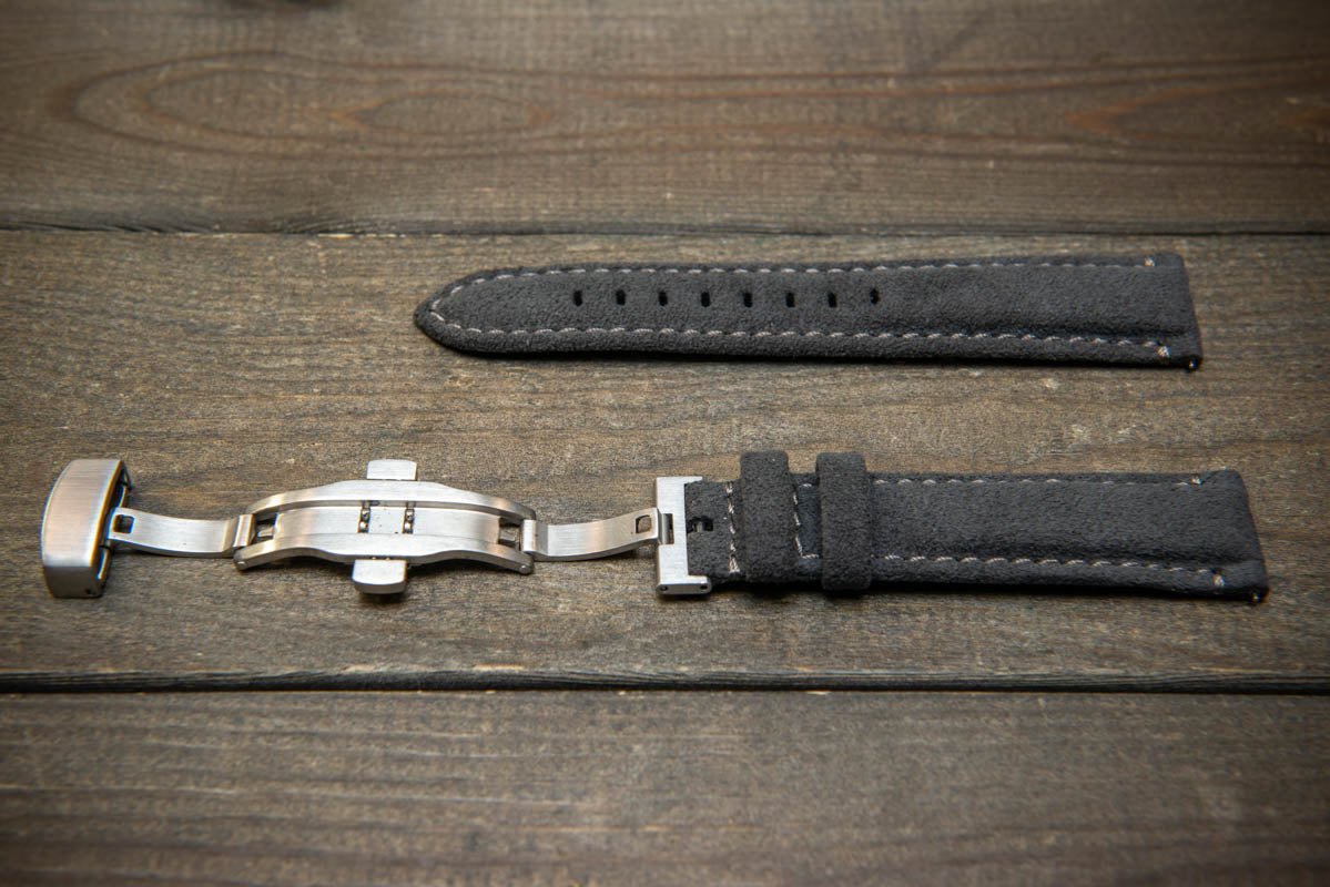 Alcantara Watch Strap, Premium Alcantara Watch Band 20 mm , 22 mm. 