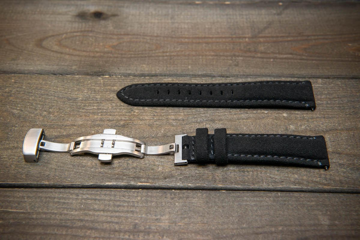 Alcantara Watch Strap, Premium Alcantara Watch Band 20 mm , 22 mm