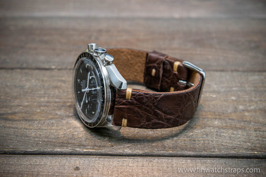 Watch strap, watch band, leather watch strap, leather watch band, finwatchstraps