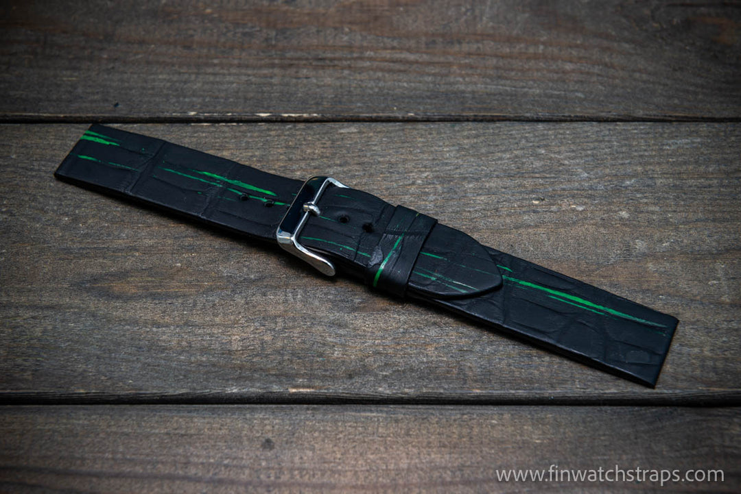 Watch strap, watch band, leather watch strap, leather watch band, finwatchstraps