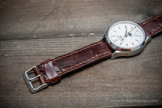 Watch strap, watch band, leather watch strap, leather watch band, finwatchstraps