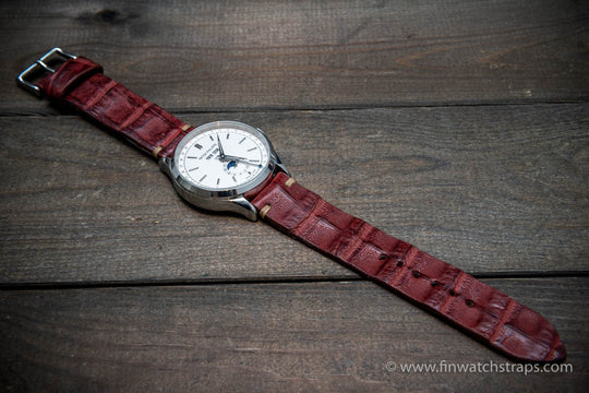 Watch strap, watch band, leather watch strap, leather watch band, finwatchstraps