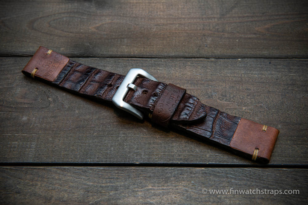 Watch strap, watch band, leather watch strap, leather watch band, finwatchstraps