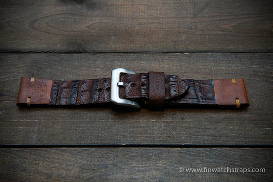 Watch strap, watch band, leather watch strap, leather watch band, finwatchstraps