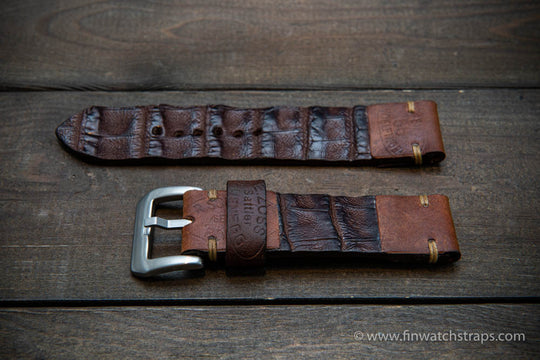 Watch strap, watch band, leather watch strap, leather watch band, finwatchstraps