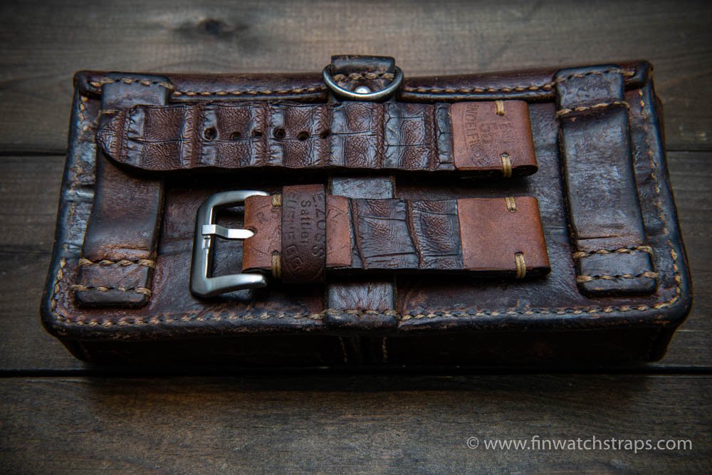 Watch strap, watch band, leather watch strap, leather watch band, finwatchstraps