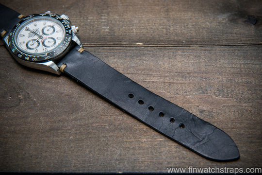 Watch strap, watch band, leather watch strap, leather watch band, finwatchstraps