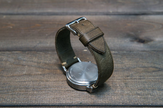 Watch strap, watch band, leather watch strap, leather watch band, finwatchstraps