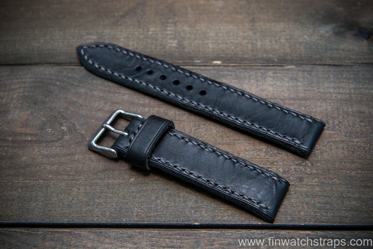 Watch strap, watch band, leather watch strap, leather watch band, finwatchstraps