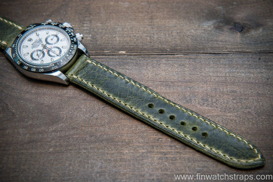 Watch strap, watch band, leather watch strap, leather watch band, finwatchstraps