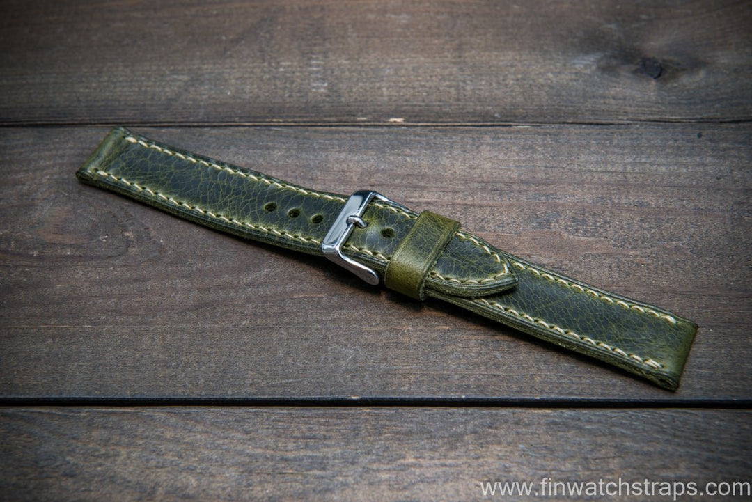 Watch strap, watch band, leather watch strap, leather watch band, finwatchstraps