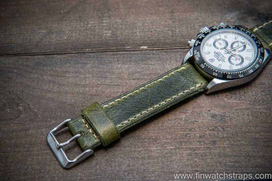 Watch strap, watch band, leather watch strap, leather watch band, finwatchstraps