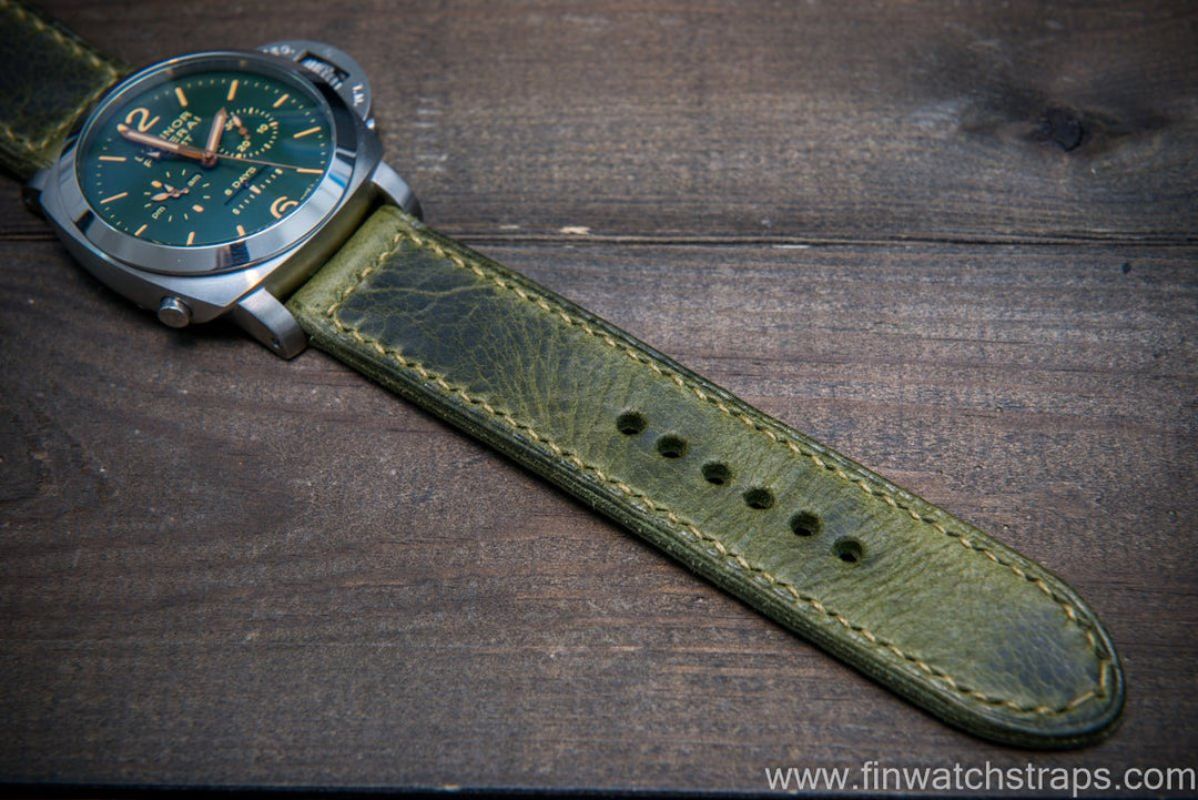 Watch strap, watch band, leather watch strap, leather watch band, finwatchstraps