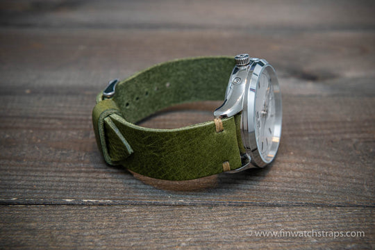 Watch strap, watch band, leather watch strap, leather watch band, finwatchstraps