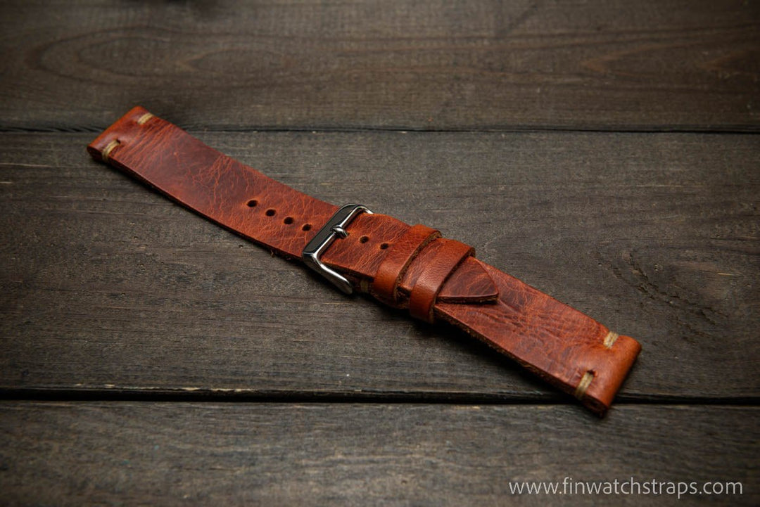 Watch strap, watch band, leather watch strap, leather watch band, finwatchstraps