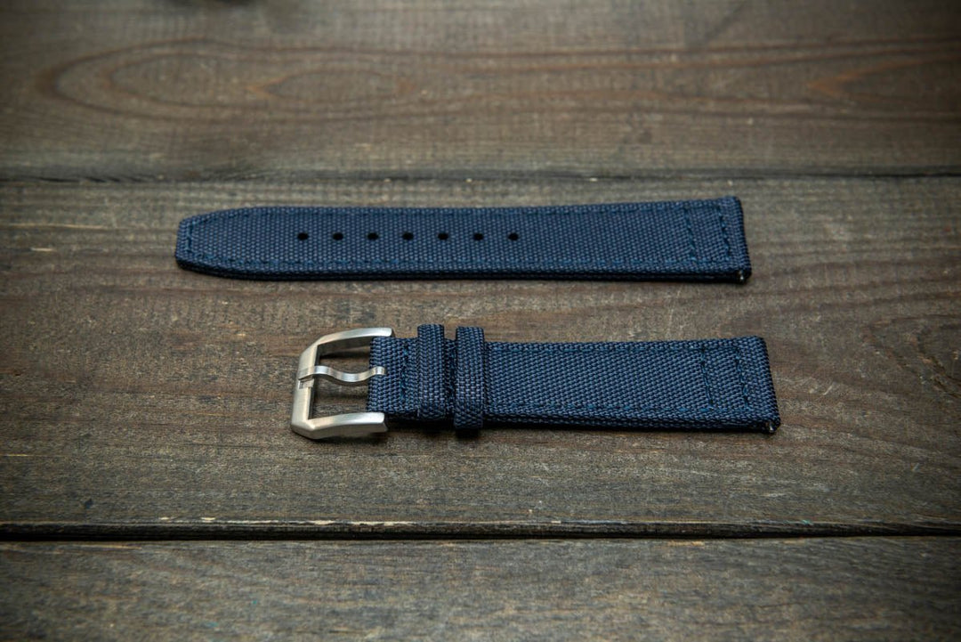 Canvas waterproof watch strap, 17mm, 18mm, 19 mm, 20 mm, 21 mm, 22 mm, 23mm, 24mm. - finwatchstraps