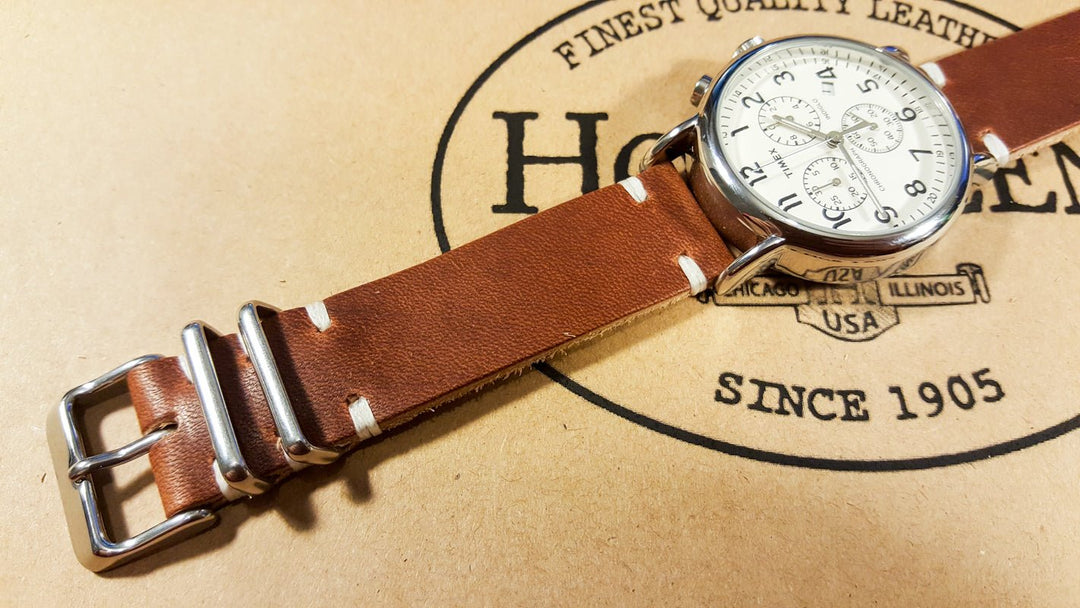 Watch strap, watch band, leather watch strap, leather watch band, finwatchstraps