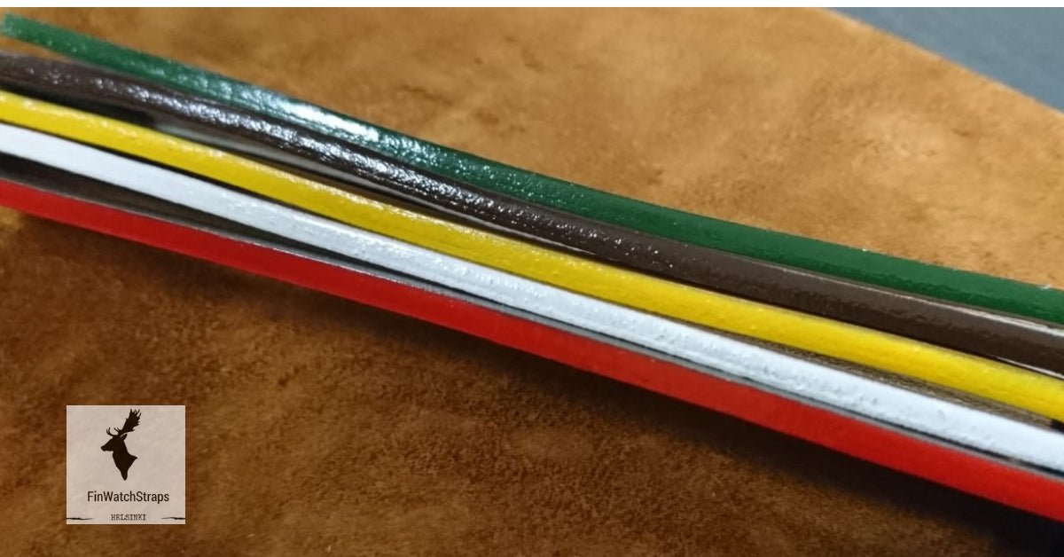 Watch strap, watch band, leather watch strap, leather watch band, finwatchstraps