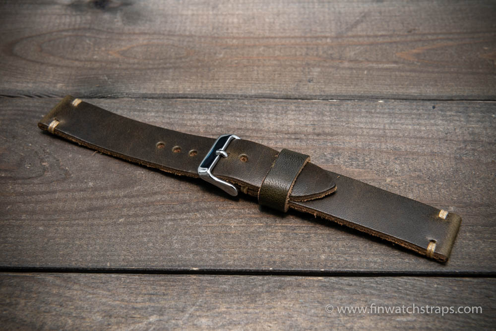 Watch strap, watch band, leather watch strap, leather watch band, finwatchstraps