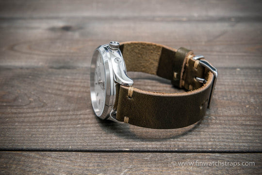 Watch strap, watch band, leather watch strap, leather watch band, finwatchstraps