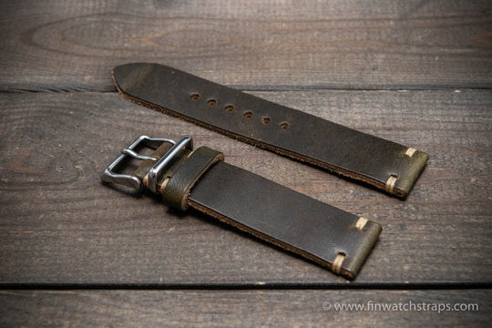 Watch strap, watch band, leather watch strap, leather watch band, finwatchstraps