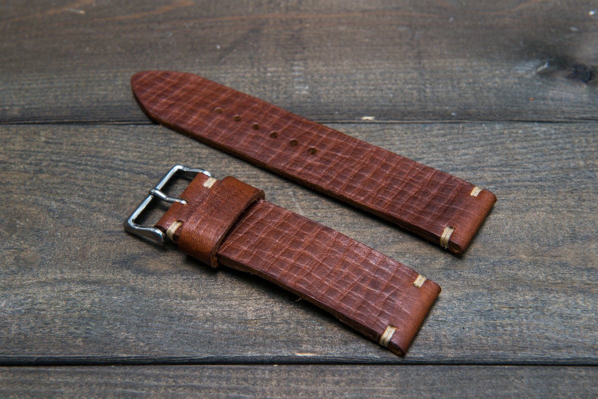 Watch strap, watch band, leather watch strap, leather watch band, finwatchstraps