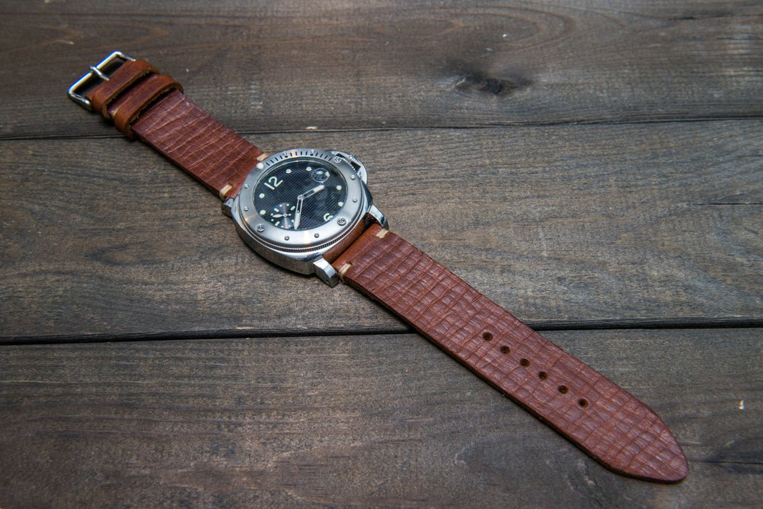 Watch strap, watch band, leather watch strap, leather watch band, finwatchstraps