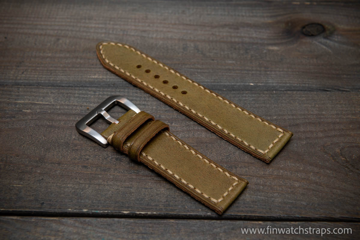 Watch strap, watch band, leather watch strap, leather watch band, finwatchstraps