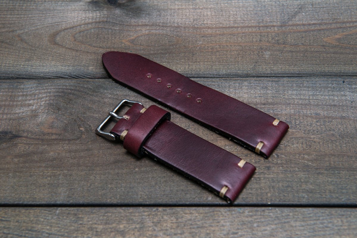 Watch strap, watch band, leather watch strap, leather watch band, finwatchstraps