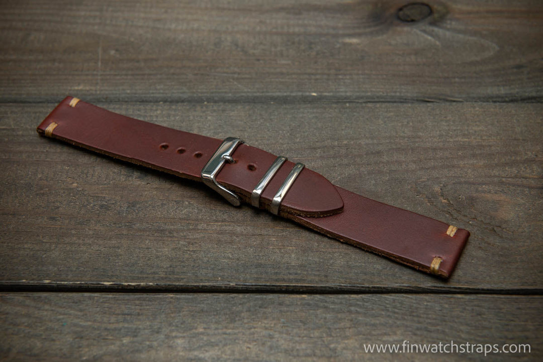 Watch strap, watch band, leather watch strap, leather watch band, finwatchstraps