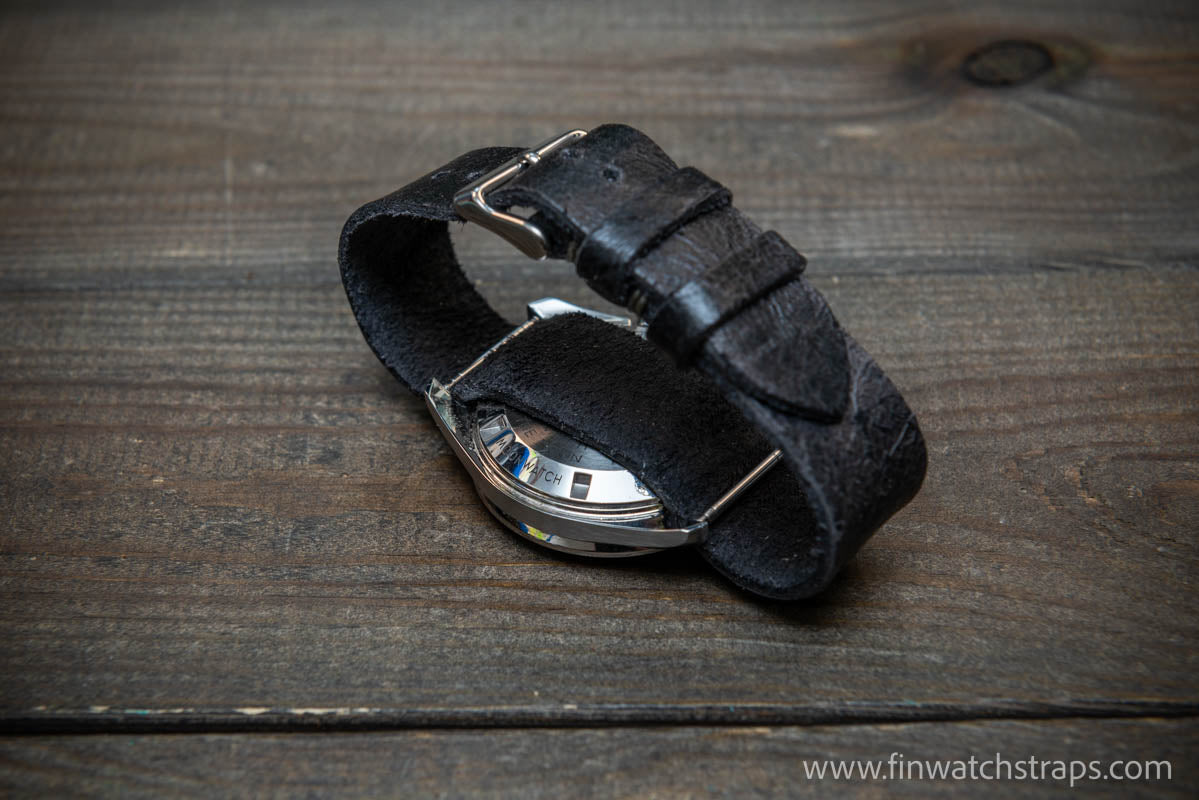 Watch strap, watch band, leather watch strap, leather watch band, finwatchstraps