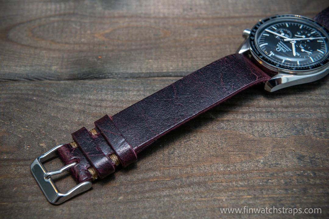 Watch strap, watch band, leather watch strap, leather watch band, finwatchstraps