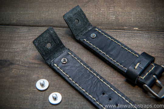 Watch strap, watch band, leather watch strap, leather watch band, finwatchstraps