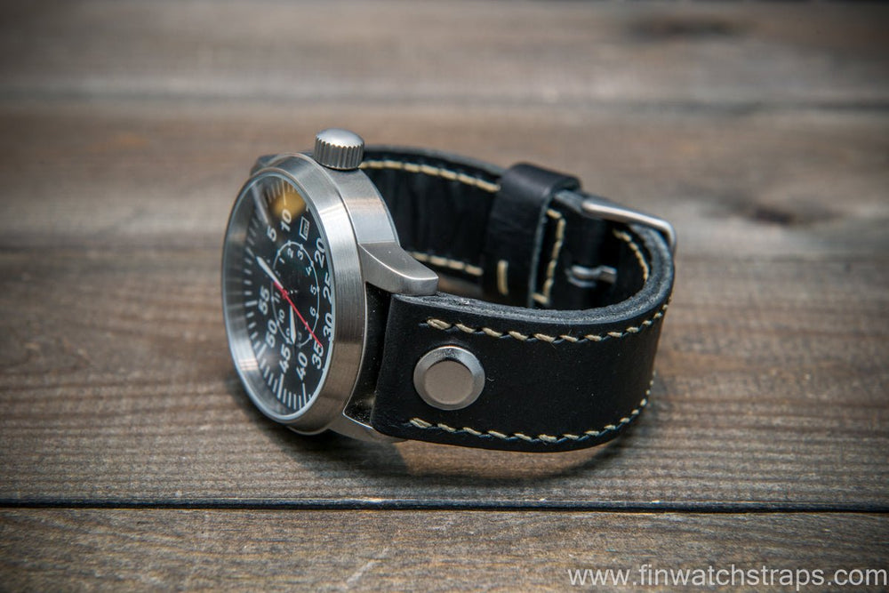 Watch strap, watch band, leather watch strap, leather watch band, finwatchstraps