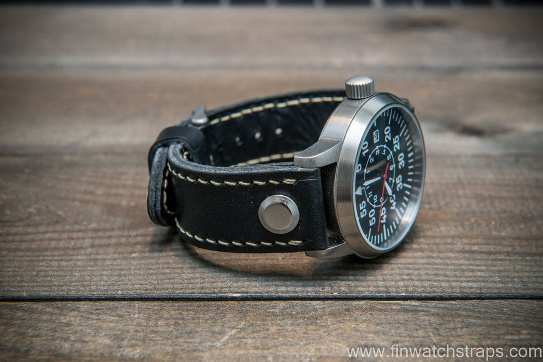 Watch strap, watch band, leather watch strap, leather watch band, finwatchstraps