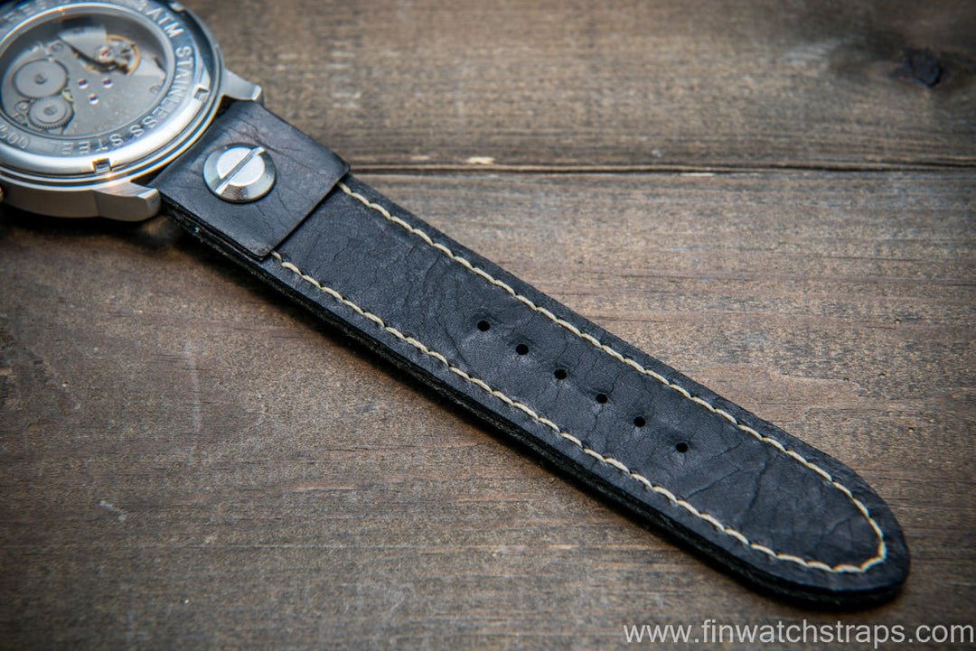 Watch strap, watch band, leather watch strap, leather watch band, finwatchstraps
