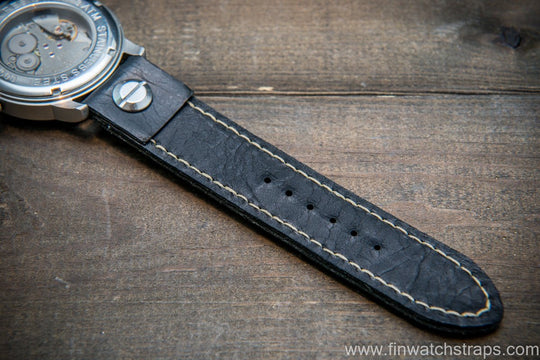 Watch strap, watch band, leather watch strap, leather watch band, finwatchstraps