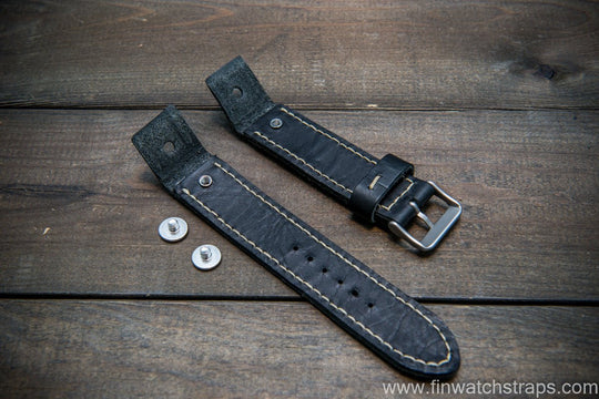Watch strap, watch band, leather watch strap, leather watch band, finwatchstraps