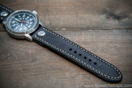 Watch strap, watch band, leather watch strap, leather watch band, finwatchstraps