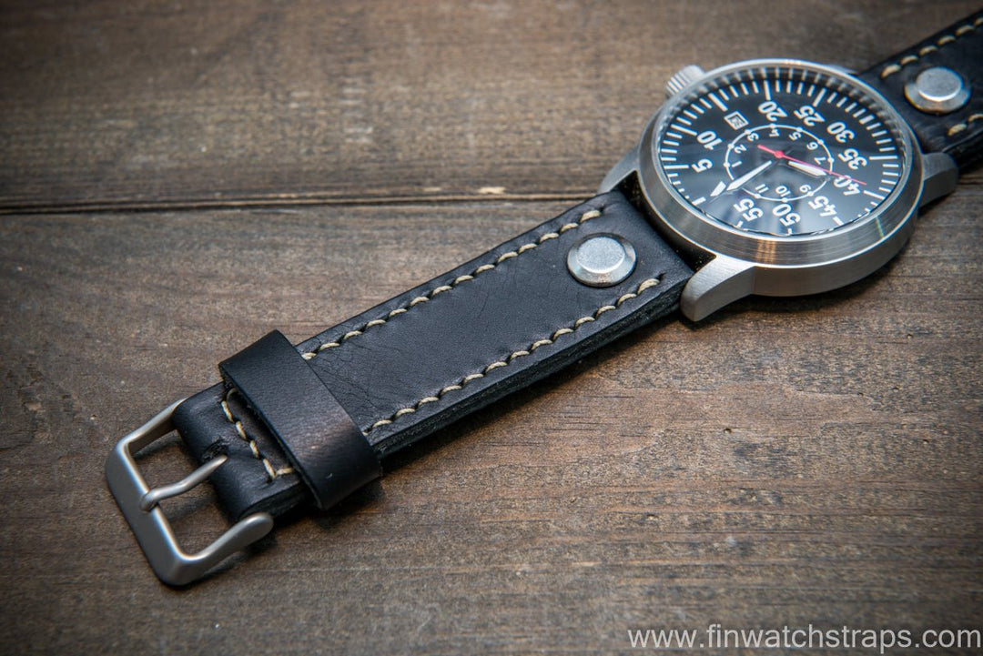 Watch strap, watch band, leather watch strap, leather watch band, finwatchstraps