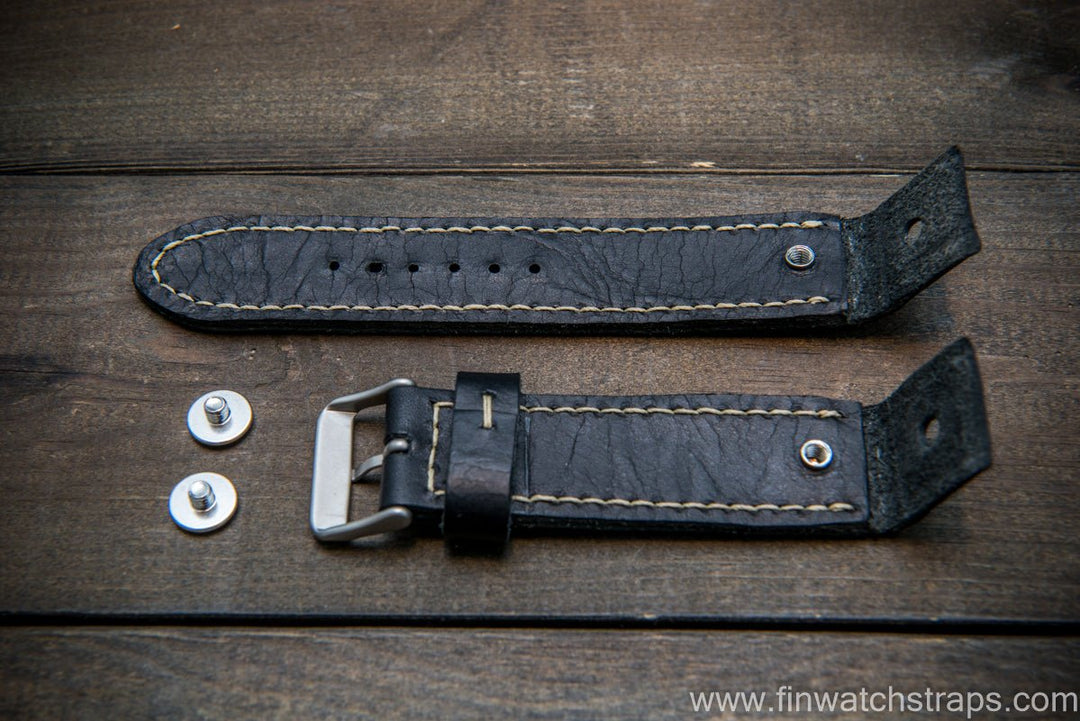 Watch strap, watch band, leather watch strap, leather watch band, finwatchstraps