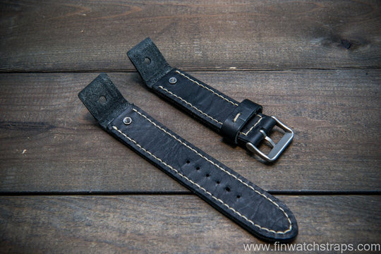 Watch strap, watch band, leather watch strap, leather watch band, finwatchstraps