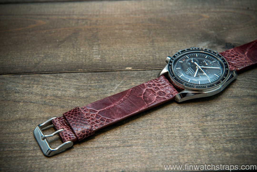 Watch strap, watch band, leather watch strap, leather watch band, finwatchstraps