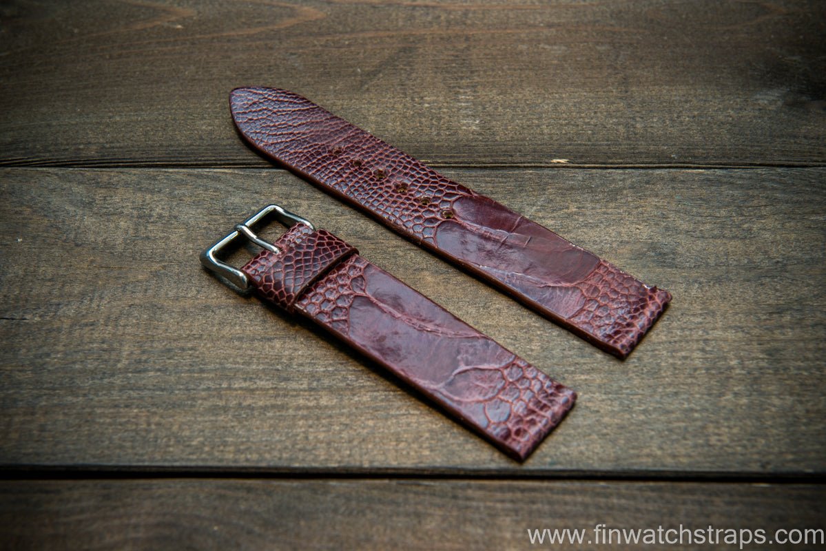 Watch strap, watch band, leather watch strap, leather watch band, finwatchstraps