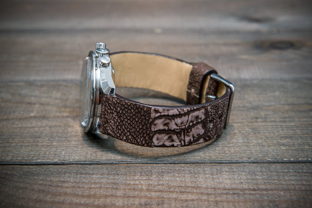 Watch strap, watch band, leather watch strap, leather watch band, finwatchstraps