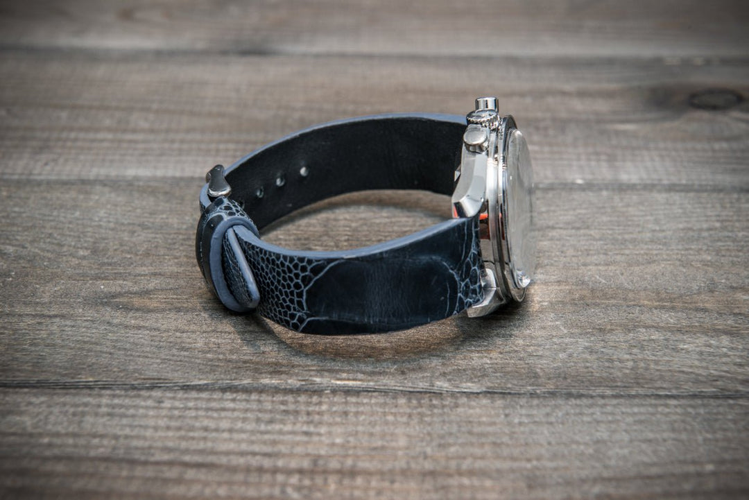 Watch strap, watch band, leather watch strap, leather watch band, finwatchstraps