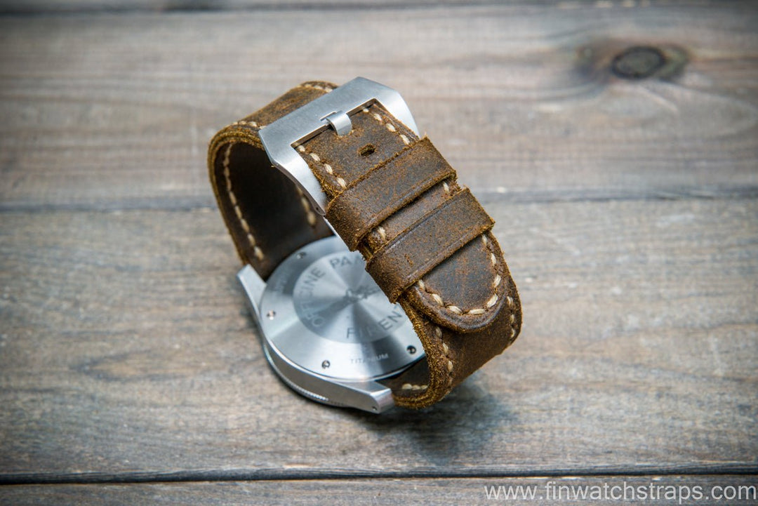 Watch strap, watch band, leather watch strap, leather watch band, finwatchstraps