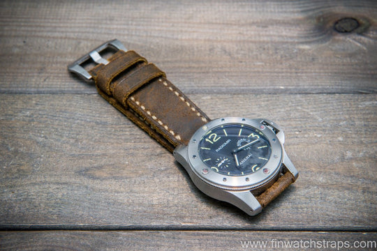 Watch strap, watch band, leather watch strap, leather watch band, finwatchstraps