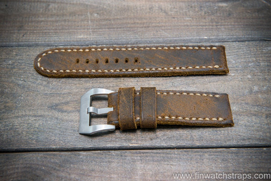 Watch strap, watch band, leather watch strap, leather watch band, finwatchstraps