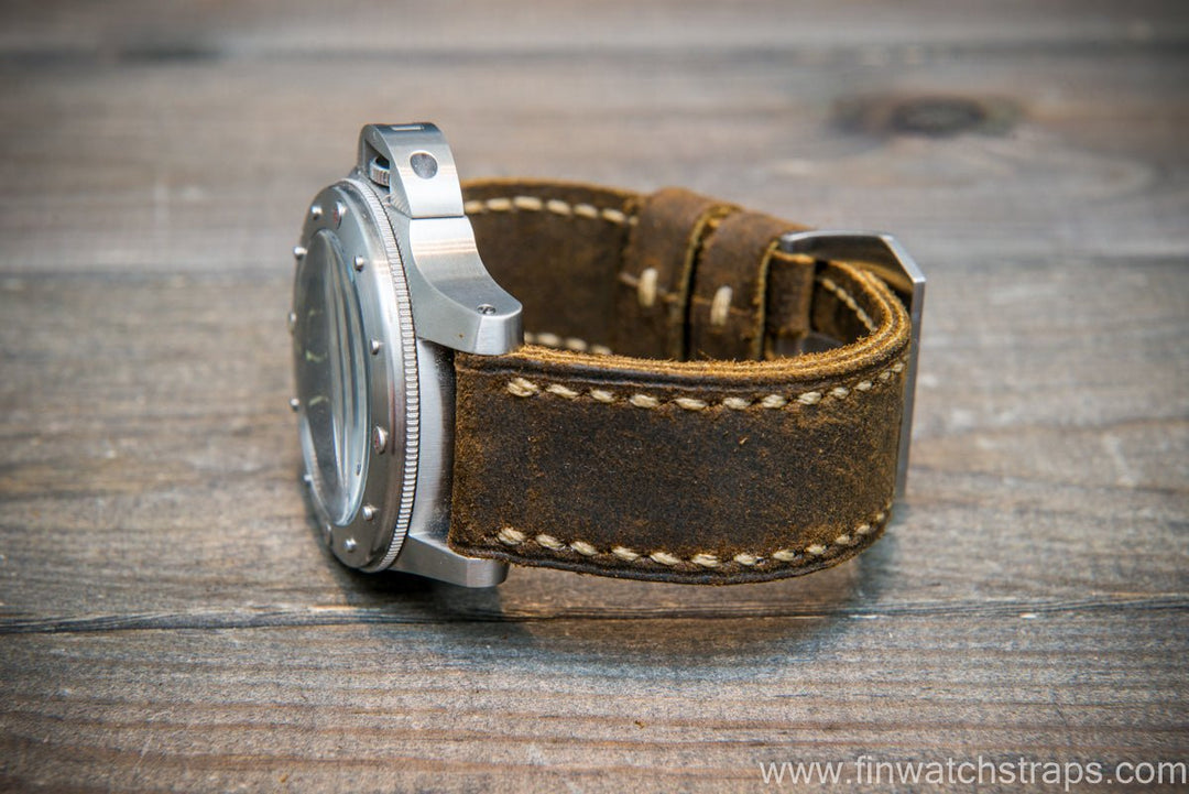 Watch strap, watch band, leather watch strap, leather watch band, finwatchstraps